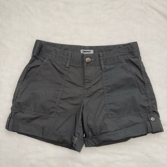 Women’s DKNY shorts size 4 gray color - Picture 1 of 8